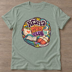 Sage Rested Mom Club T-shirt — rest and recovery design, for women who train