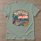 Sage Mom Gains T-shirt — weightlifting design, for women who lift