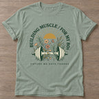 Sage Gratitude Gains T-shirt — growth mindset design, for women building a habit