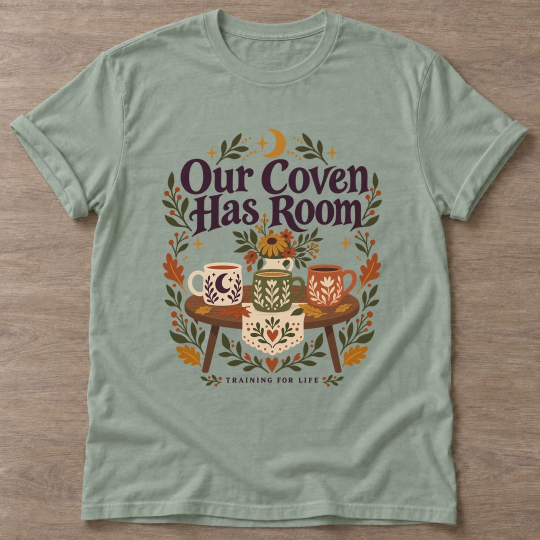 Sage Coven Training T-shirt — gym club design, for women who train together