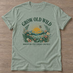 Sage Wild Heart Rising T-shirt — motivational slogan design, for women who train