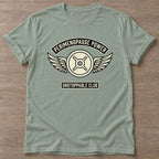 Sage Unstoppable Club T-shirt — gym club design, for women who train together