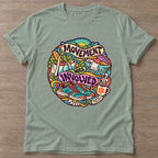 Sage Movement Was Involved T-shirt — funny gym slogan, for women who train and laugh about it