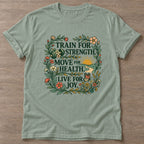 Sage Wellness Grows T-shirt — growth mindset design, for women building a habit