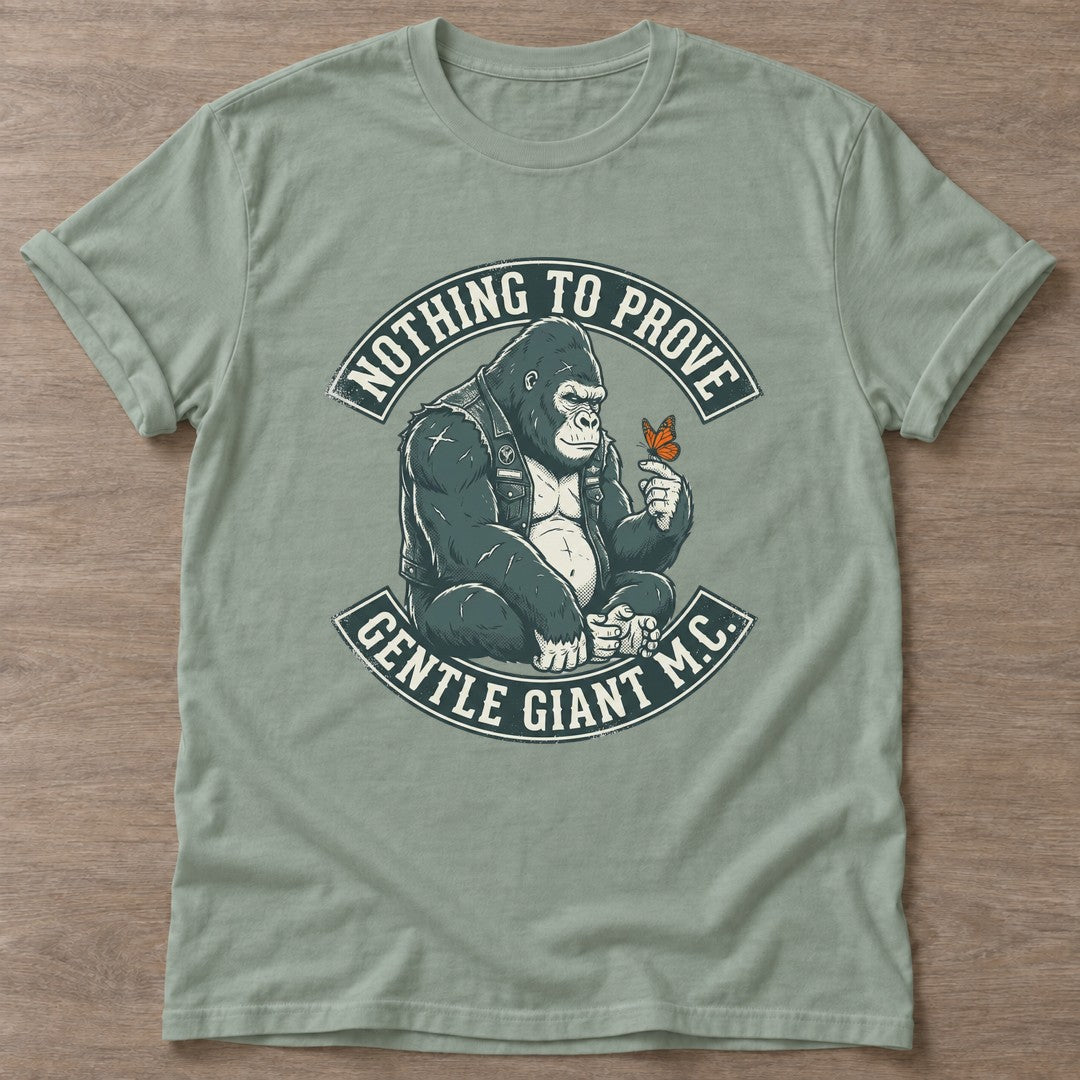 Sage Nothing To Prove T-shirt — body positive design, for every body in the gym