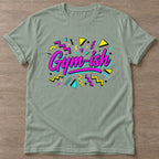 Sage Sweat Chaos T-shirt — funny gym slogan, for women who train and laugh about it