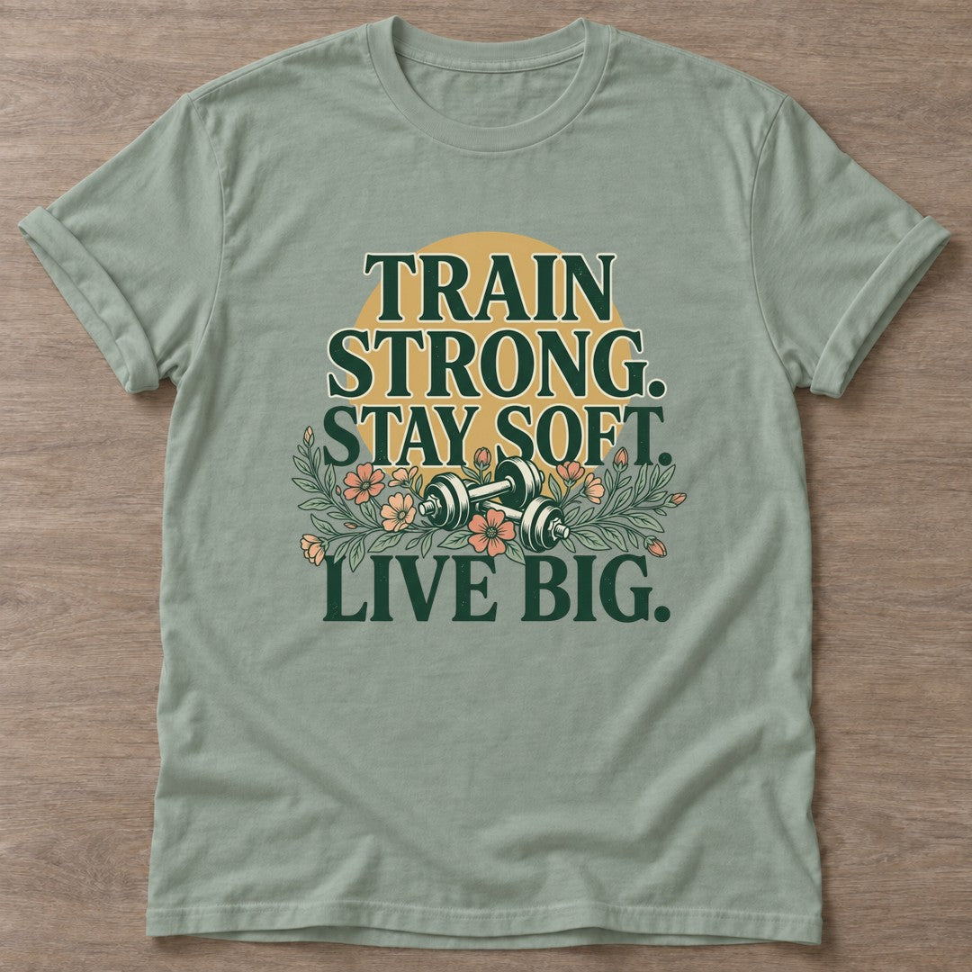 Sage Strong And Soft T-shirt — rest and recovery design, for women who train