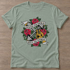 Sage Soft On Myself T-shirt — rest and recovery design, for women who train