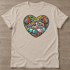 Sand Gym-ish Heart T-shirt — funny gym slogan, for women who train and laugh about it