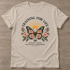 Sand Strong Today T-shirt — motivational slogan design, for women who train