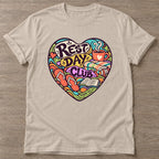 Sand Rest Day Club T-shirt — rest and recovery design, for women who train