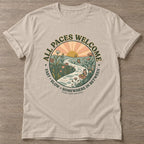 Sand Pace Yourself T-shirt — motivational slogan design, for women who train