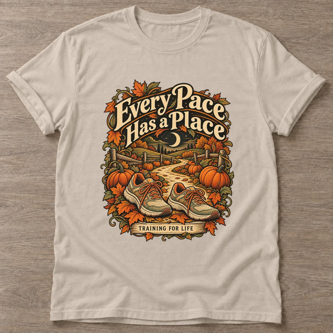 Sand Every Pace T-shirt — walking club design, for women who walk