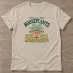 Sand Lifting Leaves T-shirt — floral strength design, for women who train