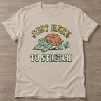 Sand Slow Vibes T-shirt — rest and recovery design, for women who train