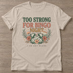 Sand Bingo Gym Life T-shirt — funny gym slogan, for women who train and laugh about it