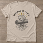 Sand Mindful Growth T-shirt — growth mindset design, for women building a habit