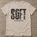 Sand Delicate Resolve T-shirt — rest and recovery design, for women who train