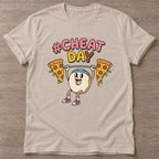 Sand Pizza Lift T-shirt — funny gym slogan, for women who train and laugh about it
