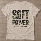 Sand Still Power T-shirt — rest and recovery design, for women who train