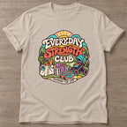 Sand Everyday Strength Club T-shirt — gym club design, for women who train together