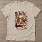 Sand Laundry Ghost T-shirt — funny gym slogan, for women who train and laugh about it