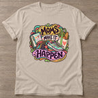 Sand Make It Happen T-shirt — motivational slogan design, for women who train