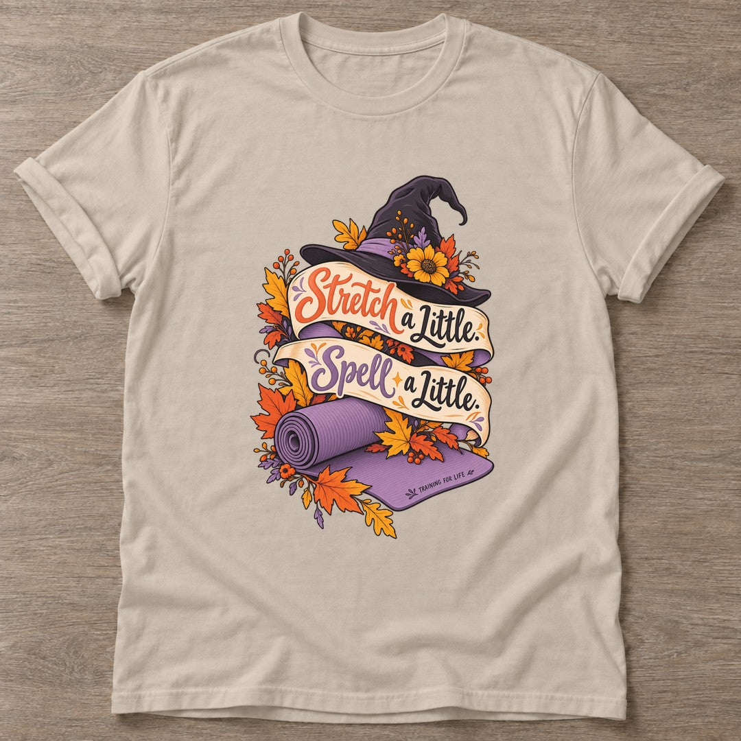 Sand Witch's Yoga Flow T-shirt — rest and recovery design, for women who train