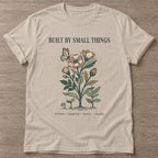 Sand Bloom From Within T-shirt — floral strength design, for women who train
