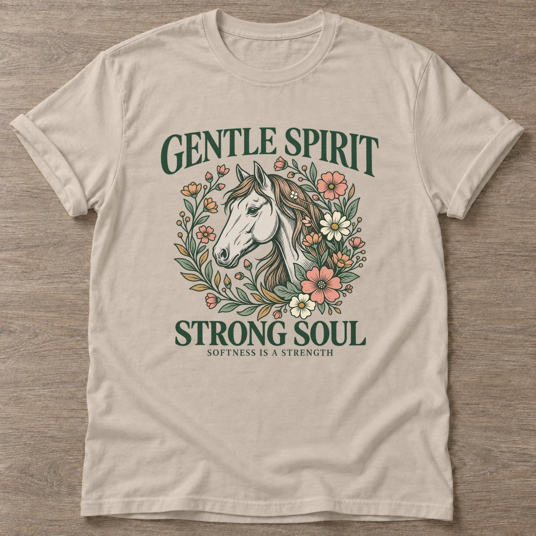 Sand Softness Is Strength T-shirt — rest and recovery design, for women who train