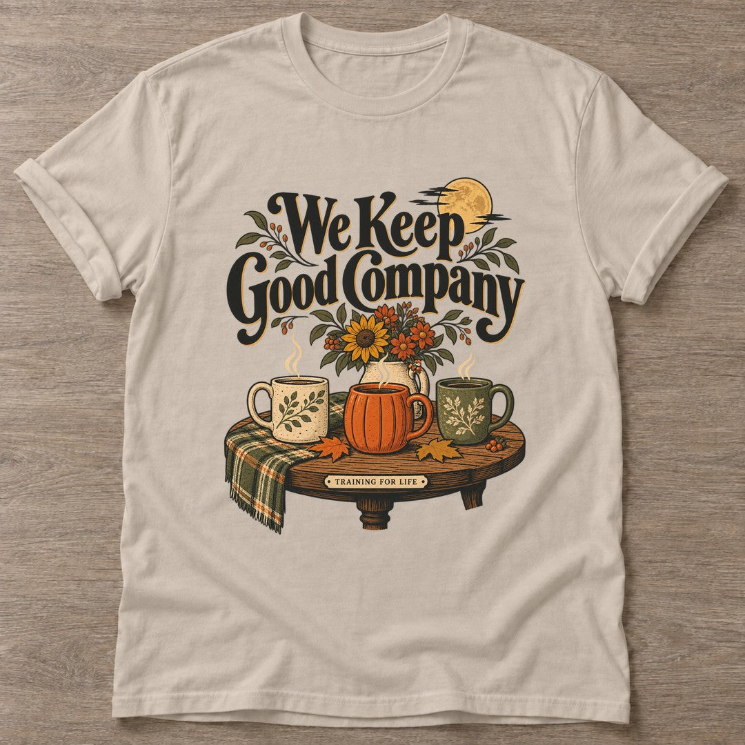 Sand Good Company T-shirt — gym club design, for women who train together