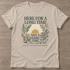 Sand Long Time Energy T-shirt — longevity training design, for women over 40