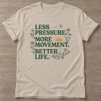 Sand Better Life T-shirt — motivational slogan design, for women who train