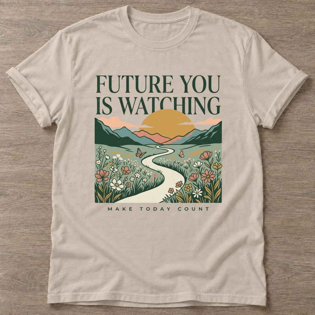 Sand Seize The Moment T-shirt — motivational slogan design, for women who train