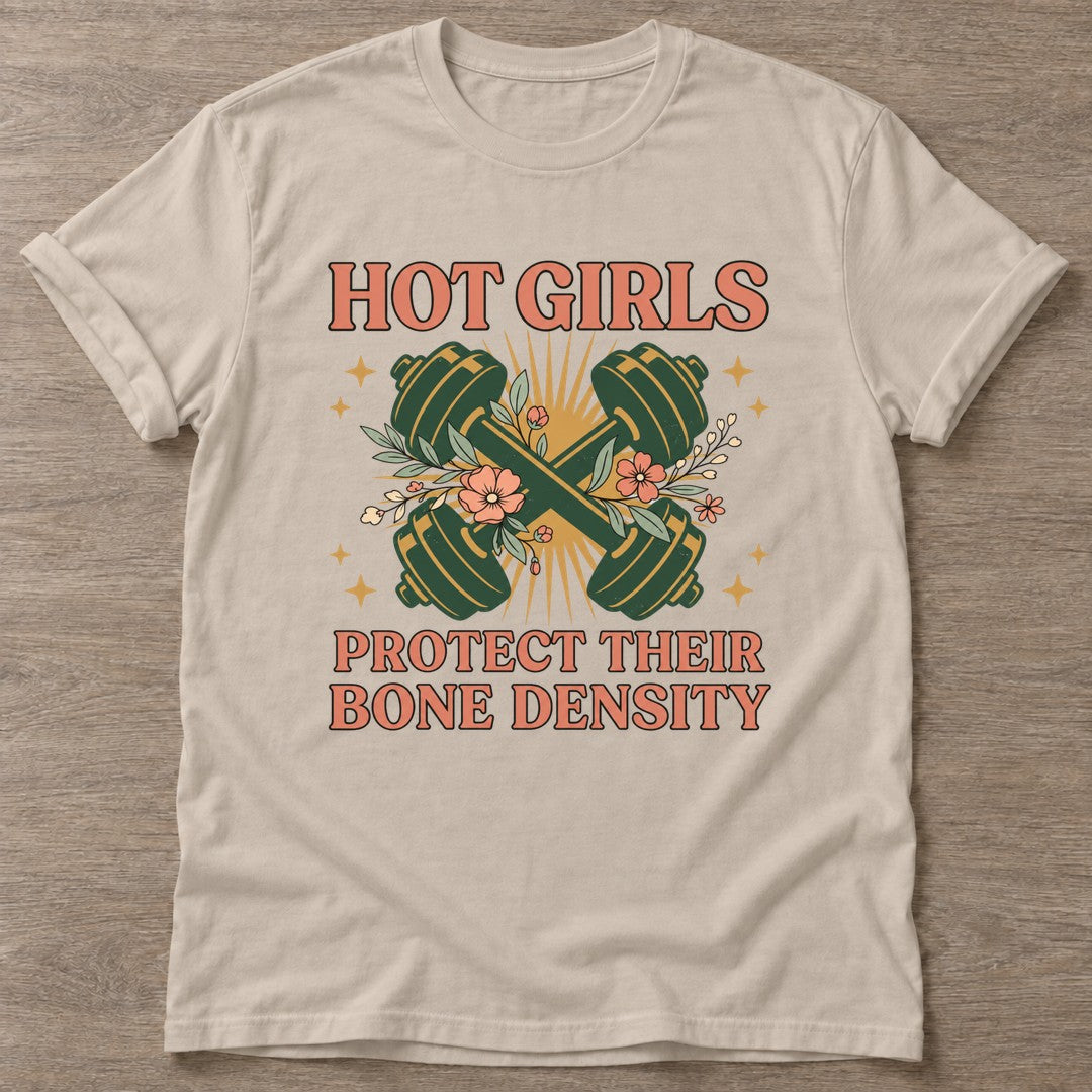 Sand Hot Girls Lift T-shirt — weightlifting design, for women who lift