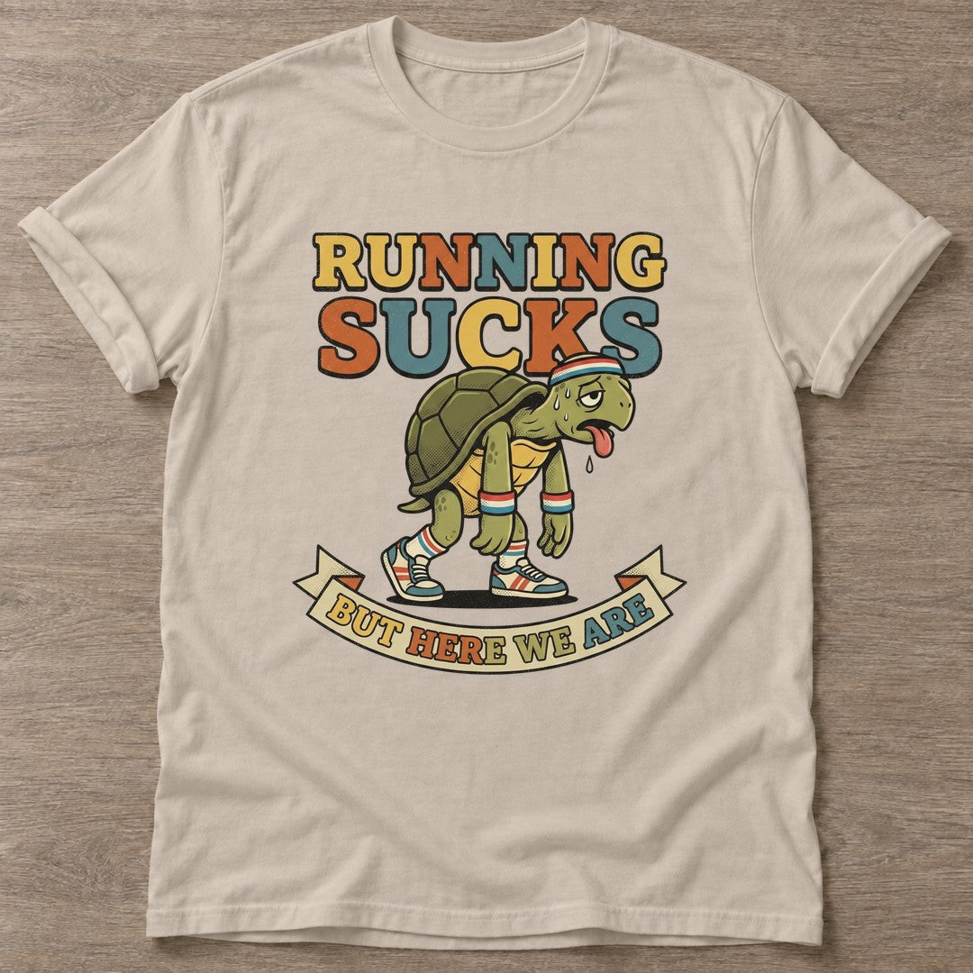 Sand Tortoise Vibes T-shirt — longevity training design, for women over 40
