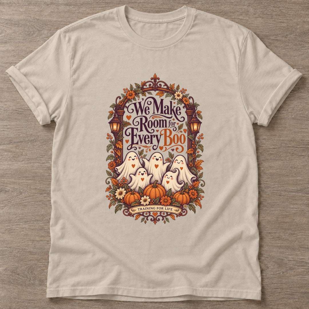 Sand We Make Room T-shirt — body positive design, for every body in the gym