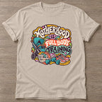 Sand Mom Gains T-shirt — weightlifting design, for women who lift
