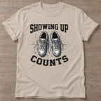 Sand Laced Intent T-shirt — running design, for women who run