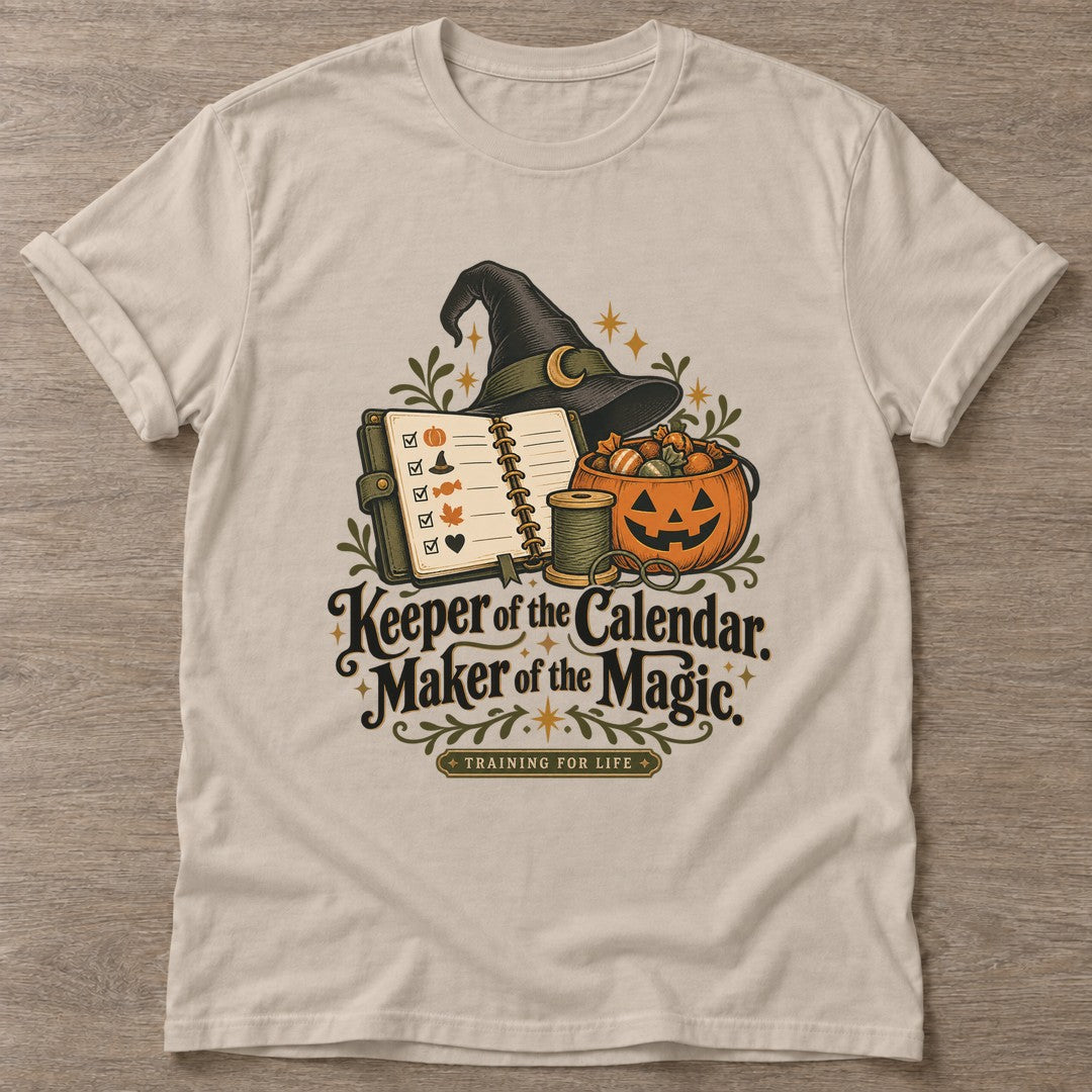 Sand Witch's Appointment Book T-shirt — everyday workout design, for women who move