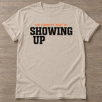 Sand Hardest Part T-shirt — motivational slogan design, for women who train