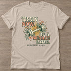 Sand Train Now Menace T-shirt — longevity training design, for women over 40