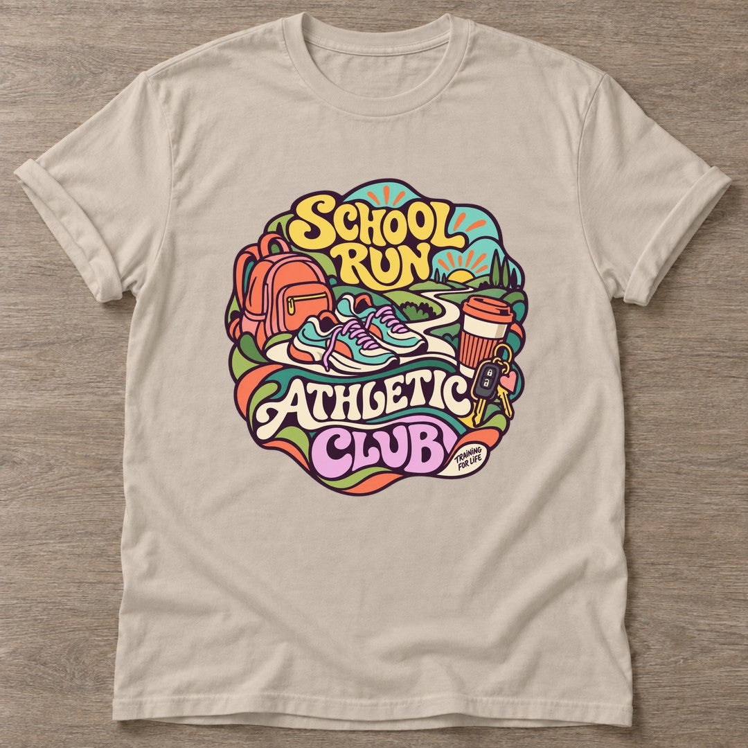 Sand Athletic Club T-shirt — gym club design, for women who train together