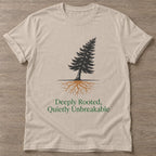 Sand Quietly Unbreakable T-shirt — rest and recovery design, for women who train