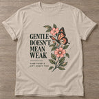 Sand Strong And Gentle T-shirt — rest and recovery design, for women who train