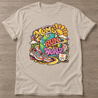Sand Run The World T-shirt — running design, for women who run