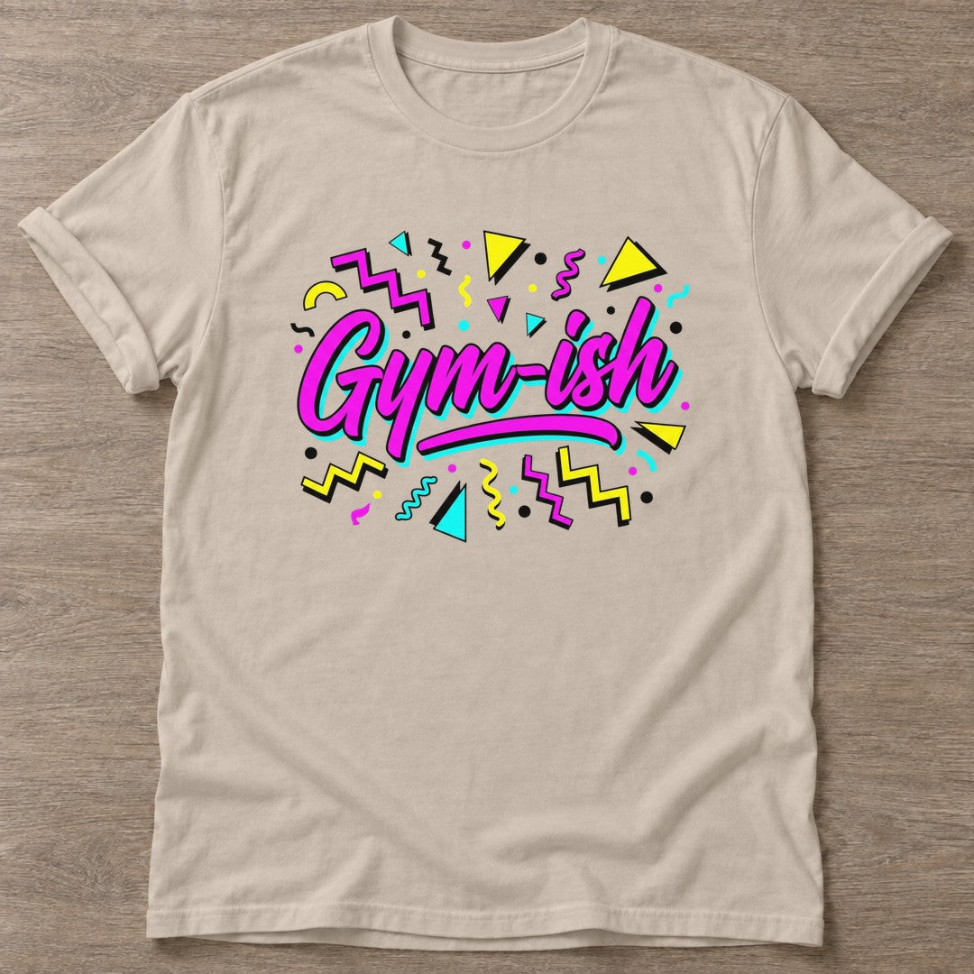 Sand Sweat Chaos T-shirt — funny gym slogan, for women who train and laugh about it