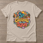 Sand Carrying The Team T-shirt — funny gym slogan, for women who train and laugh about it