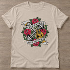 Sand Soft On Myself T-shirt — rest and recovery design, for women who train