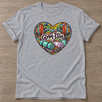 Sport Grey Gym-ish Heart T-shirt — funny gym slogan, for women who train and laugh about it